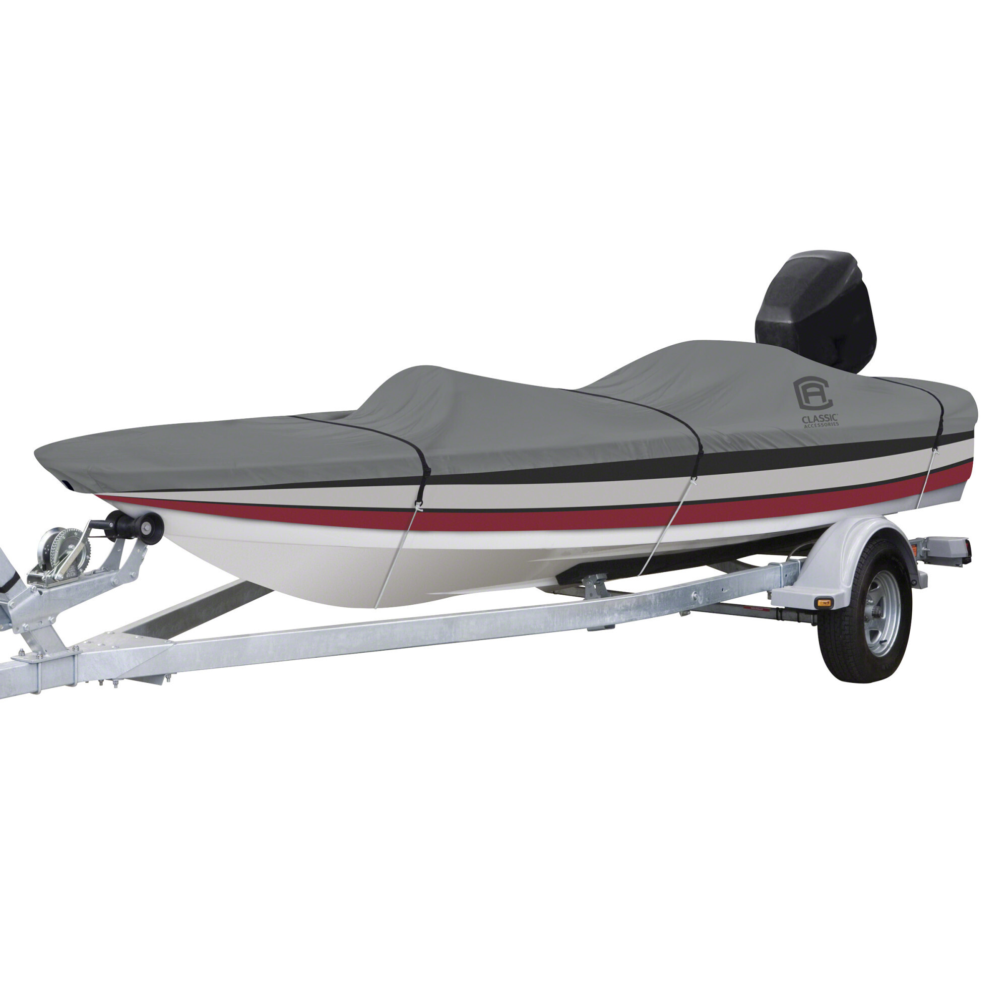 Boat Cover, Fits Boats 14' - 16' L x 90" W, Trailerable Boat Cover with All-Weather Ripstop Fabric, Model B